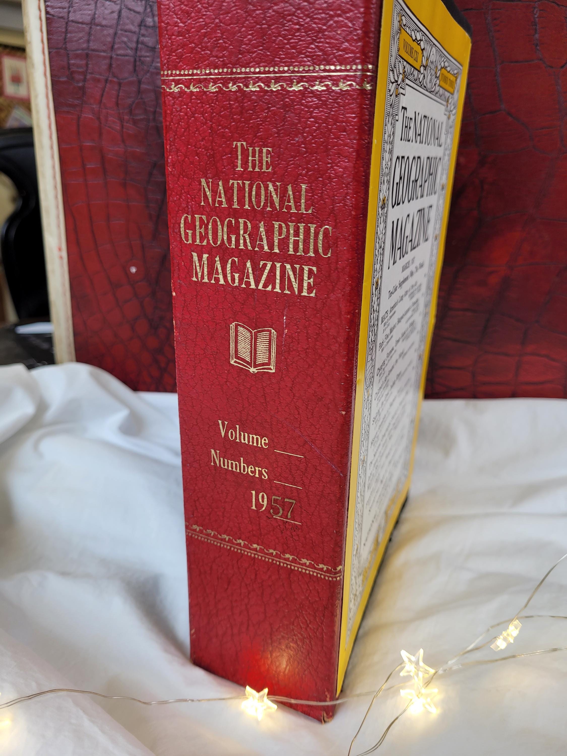 Junk Journal National Geographic Style, Handmade Vintage Journal, 1950 ...