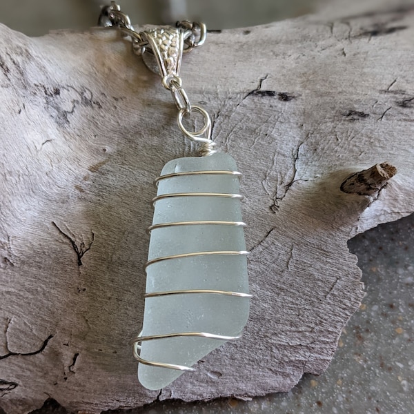 Lake Michigan Beach Glass Necklace