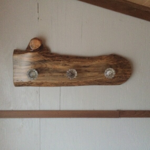 Live Edge Blue Pine Coat Rack Handmade Custom Hanger Antique Etsy