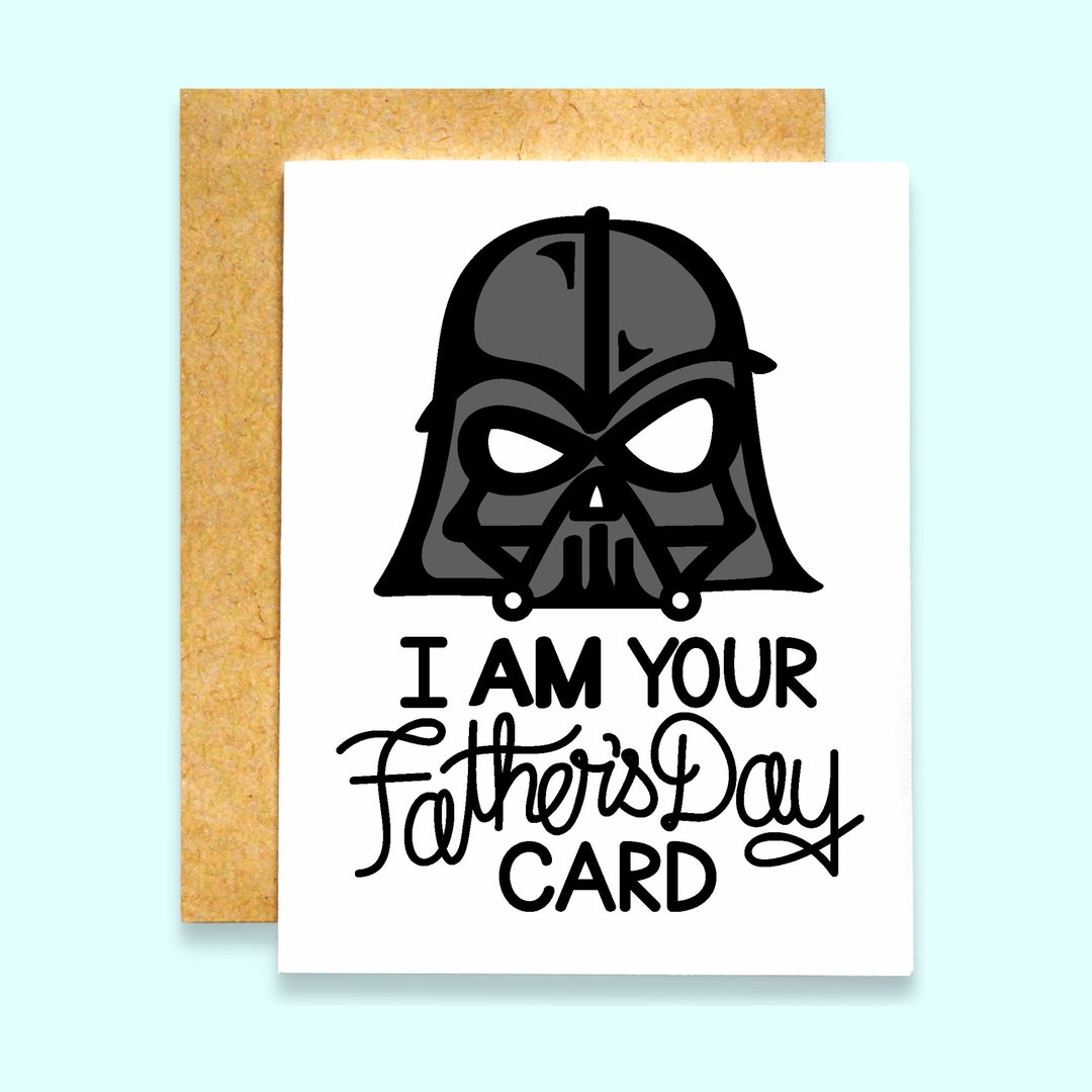 I Am Your Father's Day Card Darth Vader Father's Day Card Funny Father ...