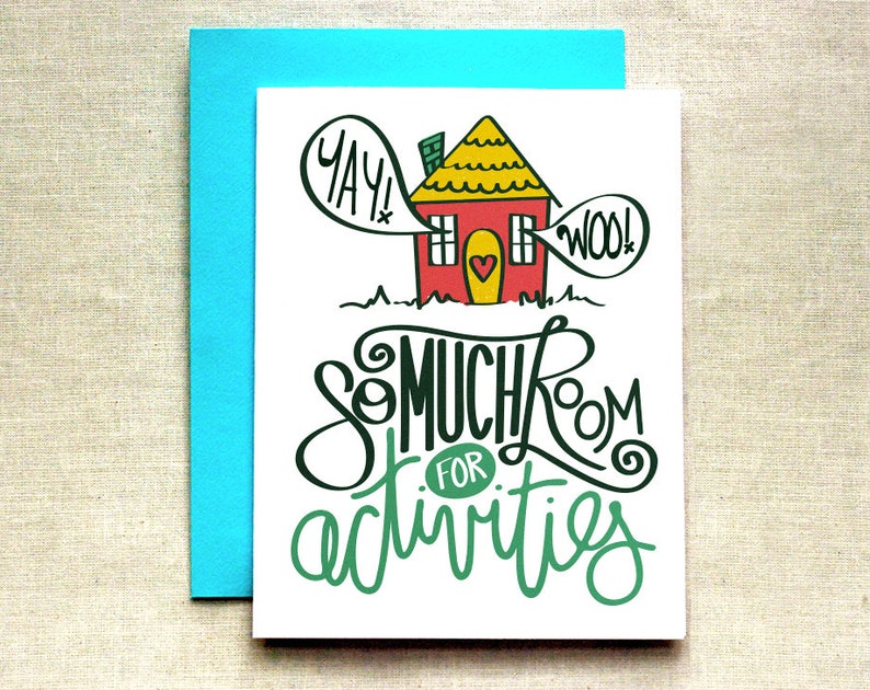 Funny New Home Card Funny Housewarming Card New House Card Etsy