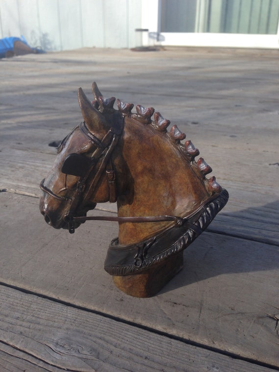 Clydesdale Bronze Bust · Horse Sculpture · Equine Bronze Art