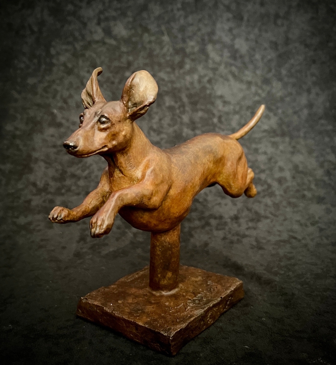 Dachshund Bronze Sculpture Etsy