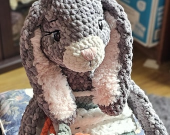 Amigurumi Bunny Crochet Pattern: Alfie  and Aspen Bunnies (PDF PATTERN)