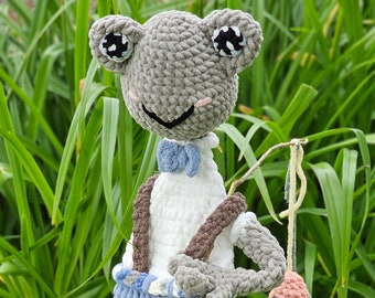 Leopold the Lil Frog Amigurumi Crochet Pattern - Snuggler Lovey