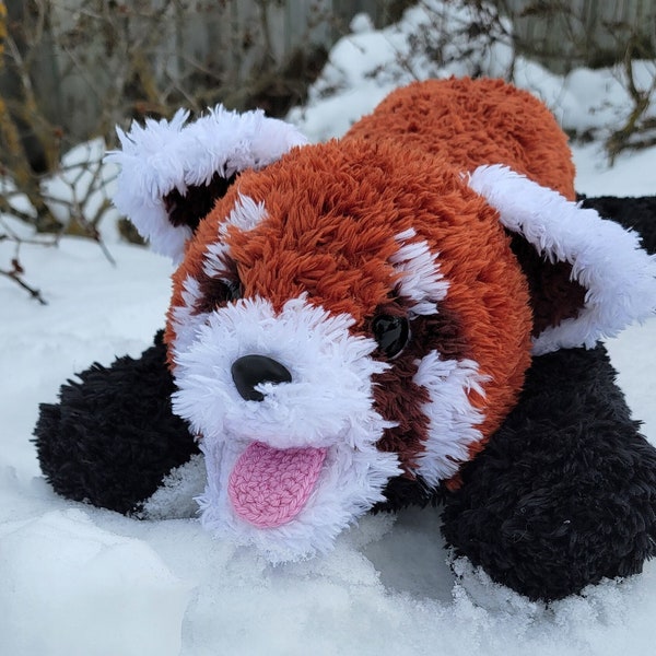 Amigurumi Crochet Pattern - Neeko Red Panda - Cute - Red Panda - Furry - Fluffy - Snuggles - Sensory - Cuddly - Child - Baby