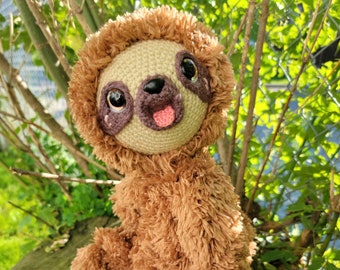 Amigurumi Sloth Crochet Pattern: Cuddlebun Jr, Furry Baby (Digital Pattern)