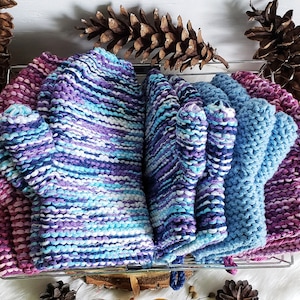 Knit Pattern- Kitchen Knits -Mommy and Me 100% Cotton Oven Mitt