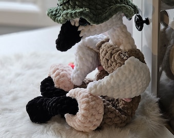 Amigurumi Swan Crochet Pattern: SuannythelilSwan Mini Lovey (PDF Pattern)