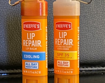 O’Keefe’s Lip Balm holder 3D printed replacement cap