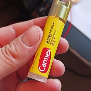 Lip Balm CARMEX SPF 15 holder 3D printed replacement cap
