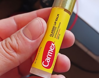 Lip Balm CARMEX SPF 15 holder 3D printed replacement cap