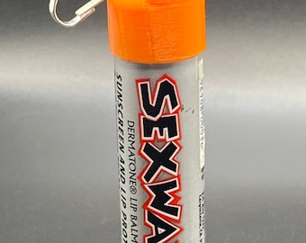 Mr. Zogs SEXWAX lip balm holder 3D printed replacement cap