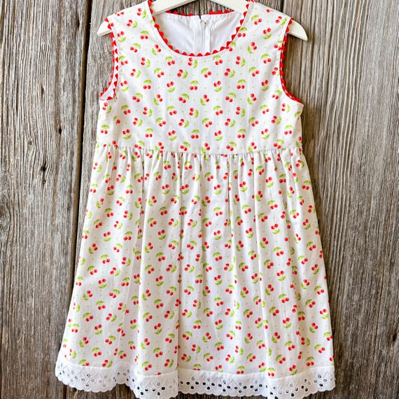 red dress size 3t Girls' Red Tank Pocket Twirl Dress Size: 7/8 By Mila & Rose