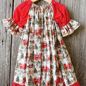 Red Barn Dress - Etsy