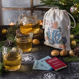 Seasonal Tea Bags Sampler Set – Holiday Assortment Gift - 40 Count, 5 Flavors