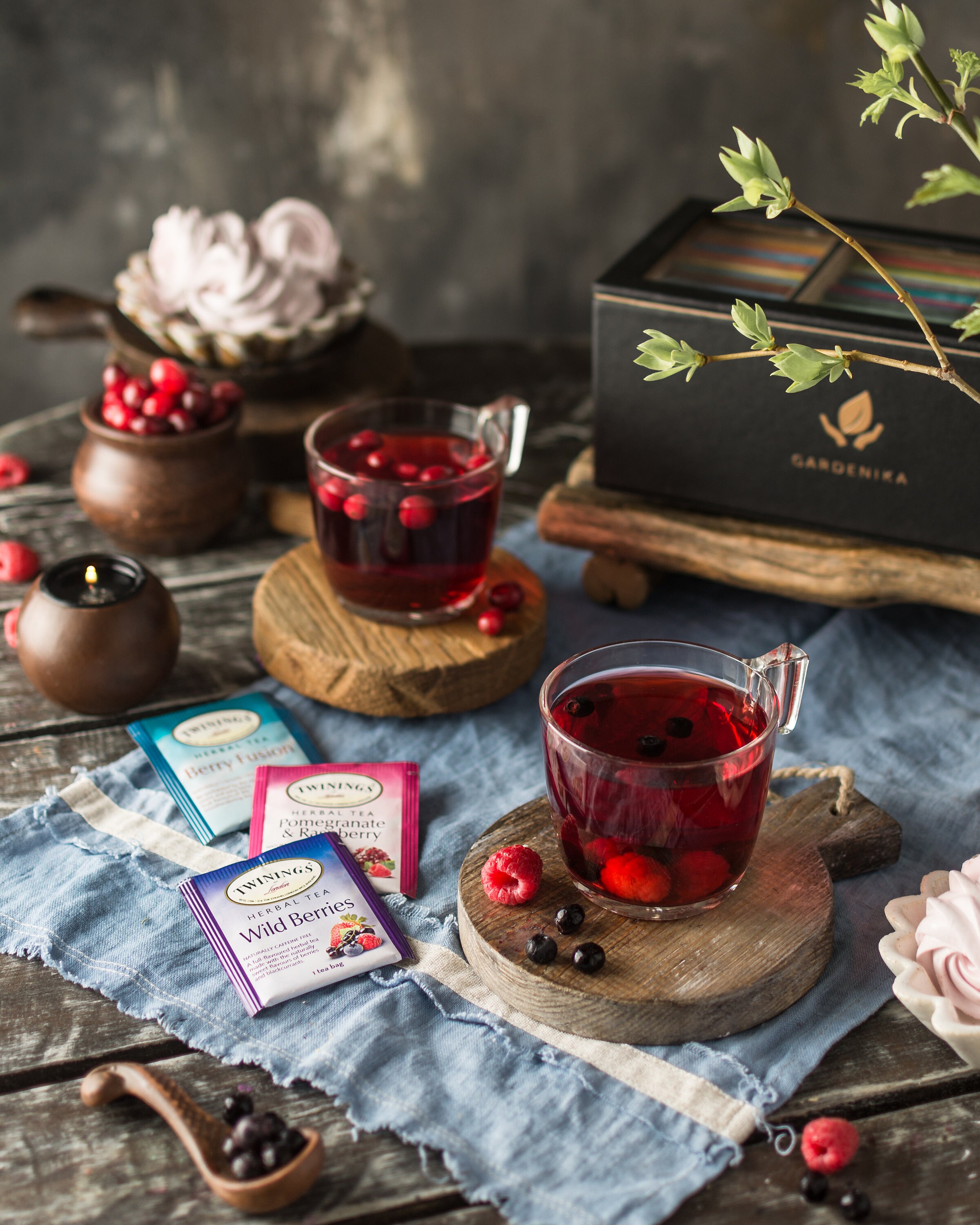 Twinings Tea Bag Sampler Set in Gift Box Herbal Decaf & Etsy