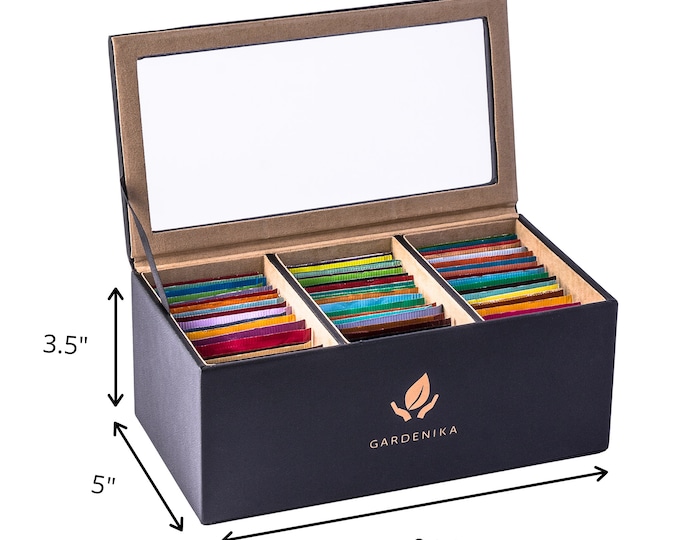 Herbal Tea Sampler: 60 Caffeine-Free Tea Bags, 15 Flavors - Gift Box