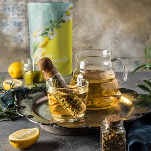 Loose Leaf Tea, Herbal, Caffeinated & Caffeine Free - Organic Tea Set, Natural, Kosher, Gluten Free - Lavender, Hibiscus, Oolong, Rooibos