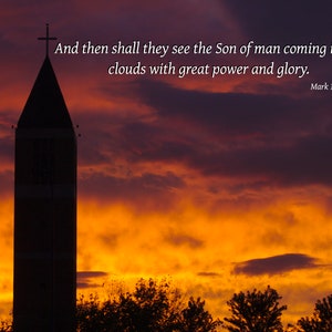 Coming in the clouds digital download, inspirational wall art, religious wall art, digital print