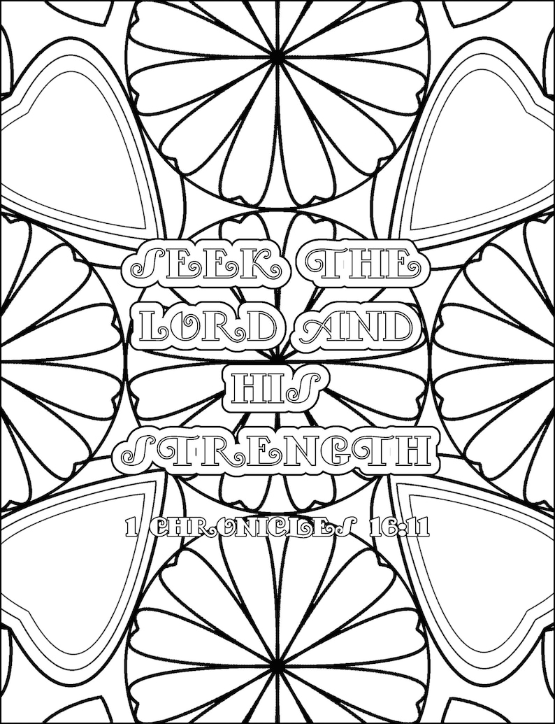 Printable Bible Verse Coloring Pages