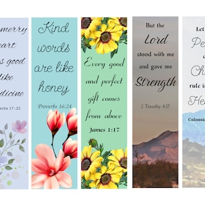 Bible verse bookmarks, Printable bookmarks, scripture, bible markers,