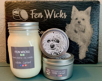 White Currant Hand-Poured Soy Candle