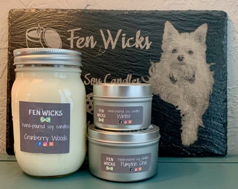 Fall/Holiday Scented Soy Candles