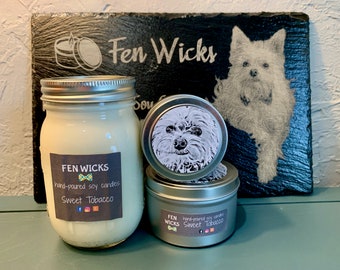 Sweet Tobacco Hand-Poured Soy Candle