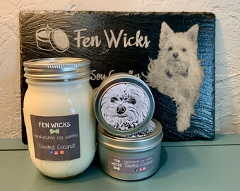 Toasted Coconut Hand-Poured Soy Candle