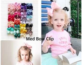 The BEST MEDIUM BOW hair clip, Baby Hair clip,  Baby Hair Bow, Girl Hair Bows, Girl Hair Bows, Baby Girl, girl, girl 1st birthday, girl bows