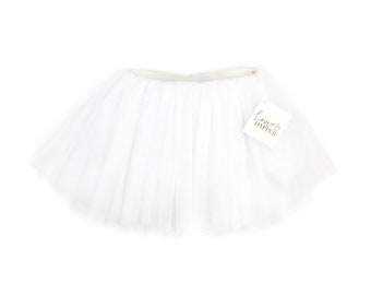 baby girl white tutu skirt