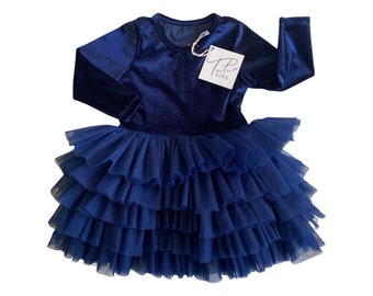 Navy Flower Girl Dress - Etsy