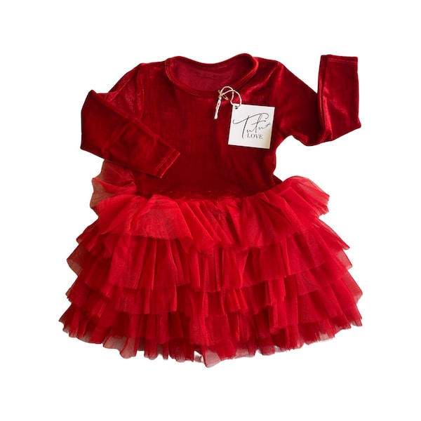 RED tutu Dress ~ Baby Valentines  Dress,Girl Dress tutu dress,baby party dress,little girl red dress,little girl party dress, girl fancy