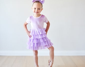 Purple tutu dress, girl birthday dress, purple baby tutu dress, purple girl tutu dress, purple child tutu, purple easter dress, purple tutu