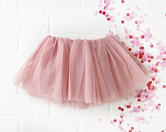 dusty rose tutu