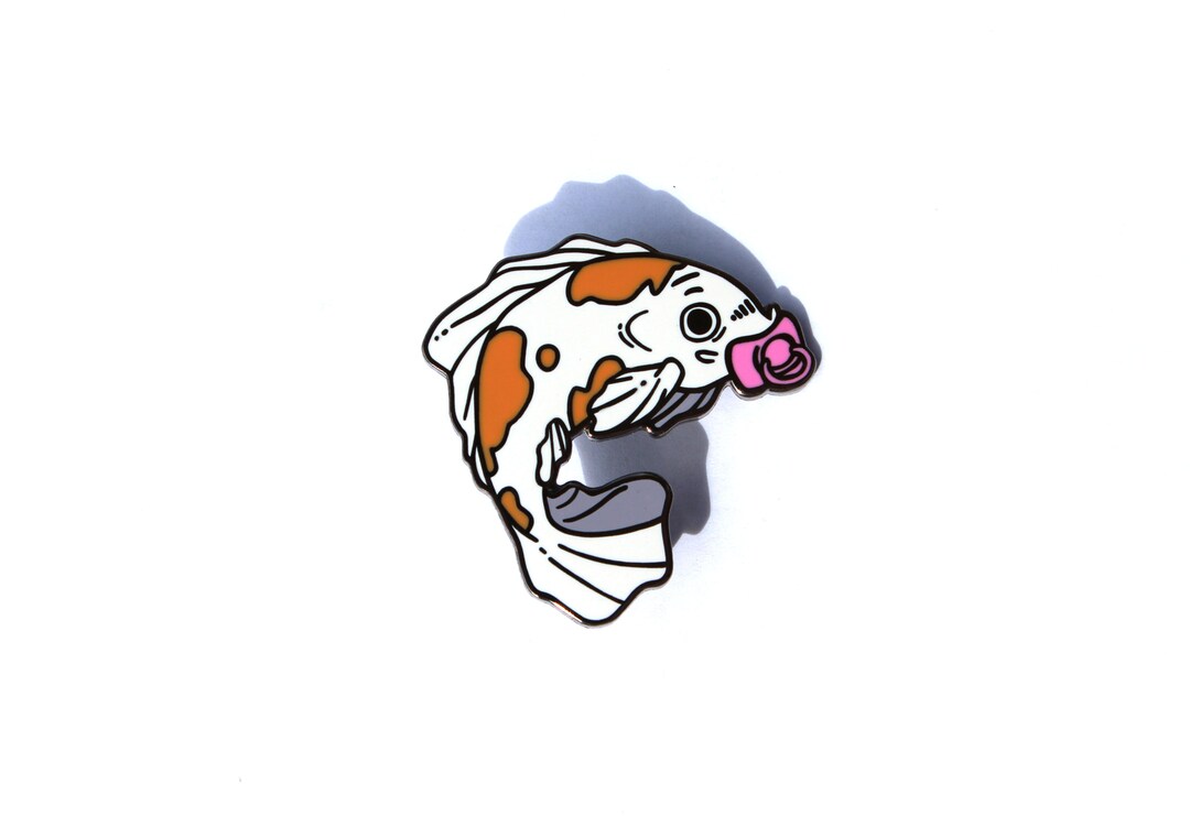 Binky Fish Hard Enamel Pin Etsy