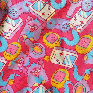 90s Nostalgia Pattern Button Up Shirt
