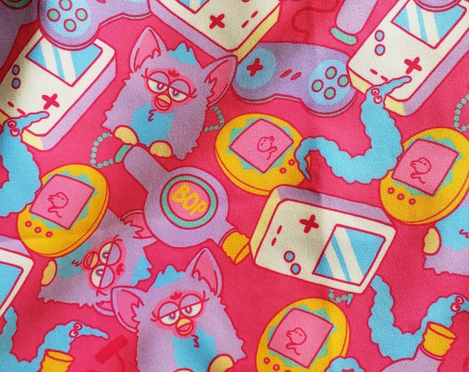 90’s Patterned Oversized Button Up by Terranova