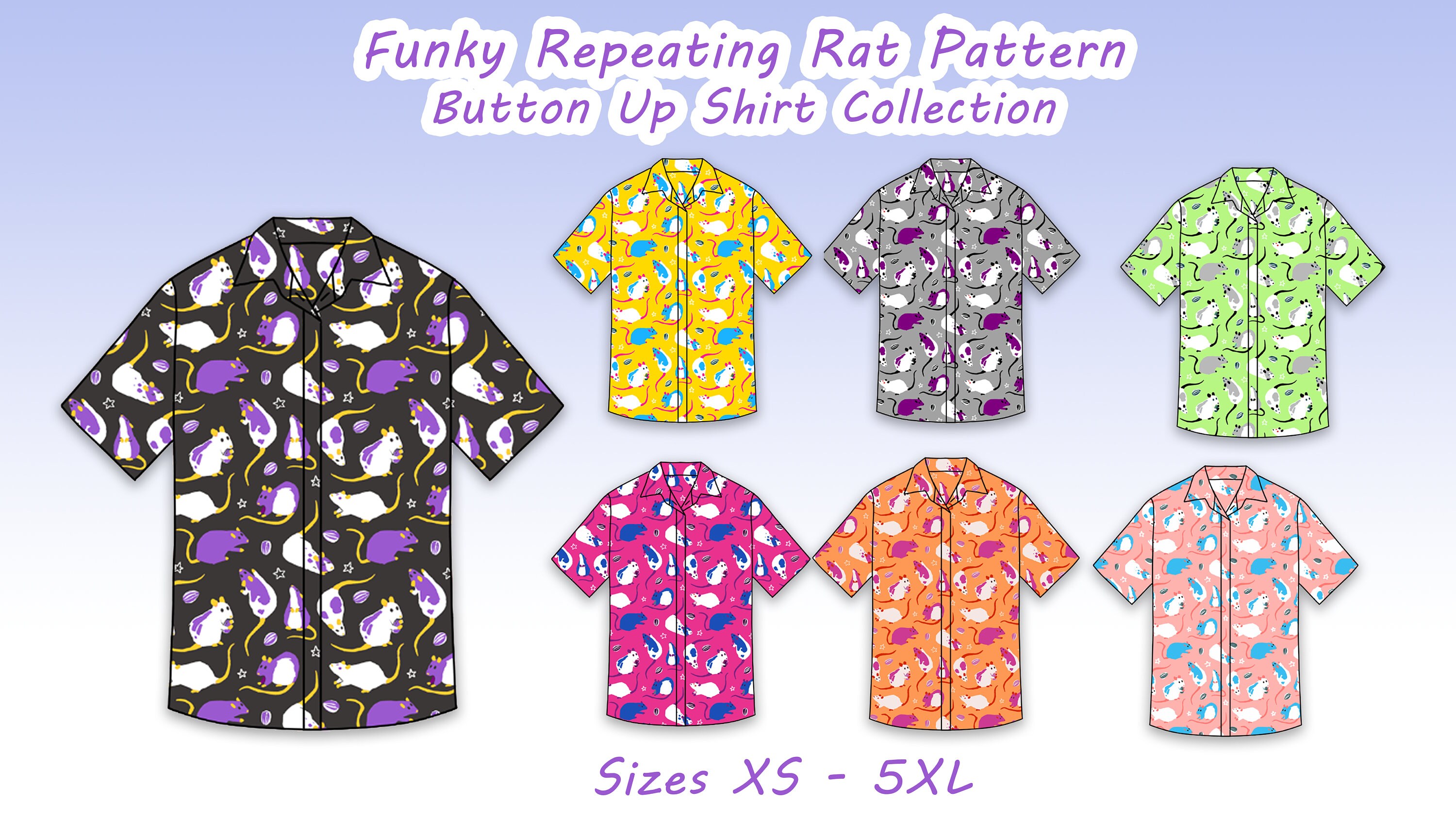 International Backers Funky Rat Shirt Pledging (Ships January 2022)