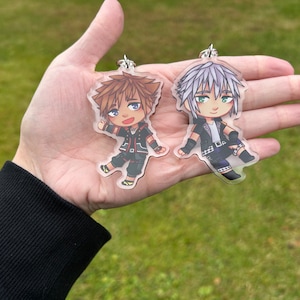 Kingdom Hearts Hand Holding Keychains/Charms