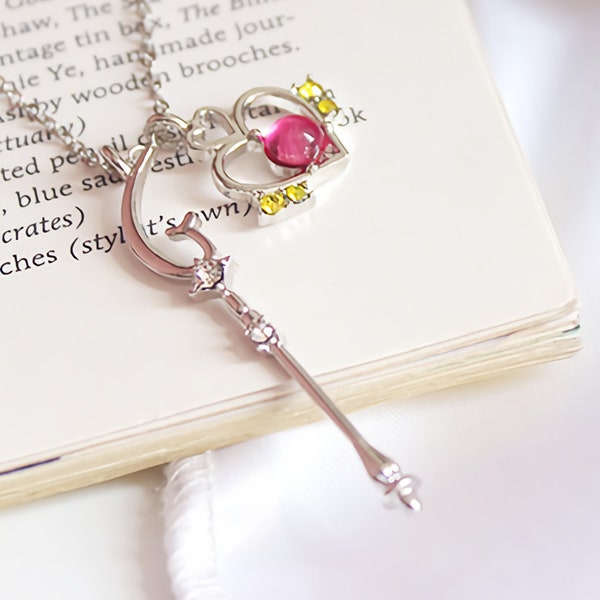 Sailor Saturn Glaive Scythe Sailor Moon Necklace