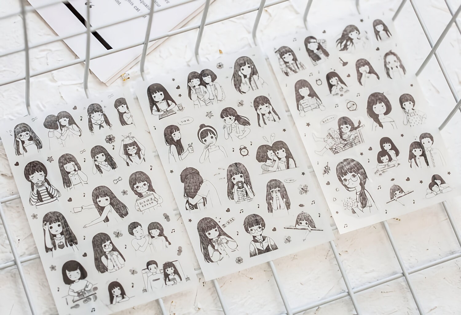 Cute Japanese Stationery Scrapbooking Stickers Etsy