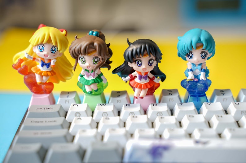 Cute Sailor Moon Mechanical Keyboard Keycap image 0