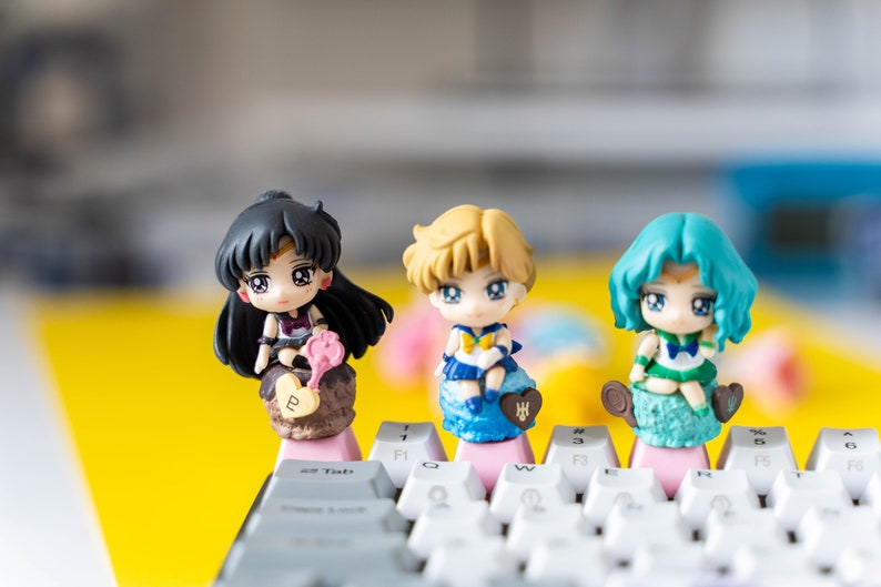 Cute Sailor Moon Mechanical Keyboard Keycap image 1