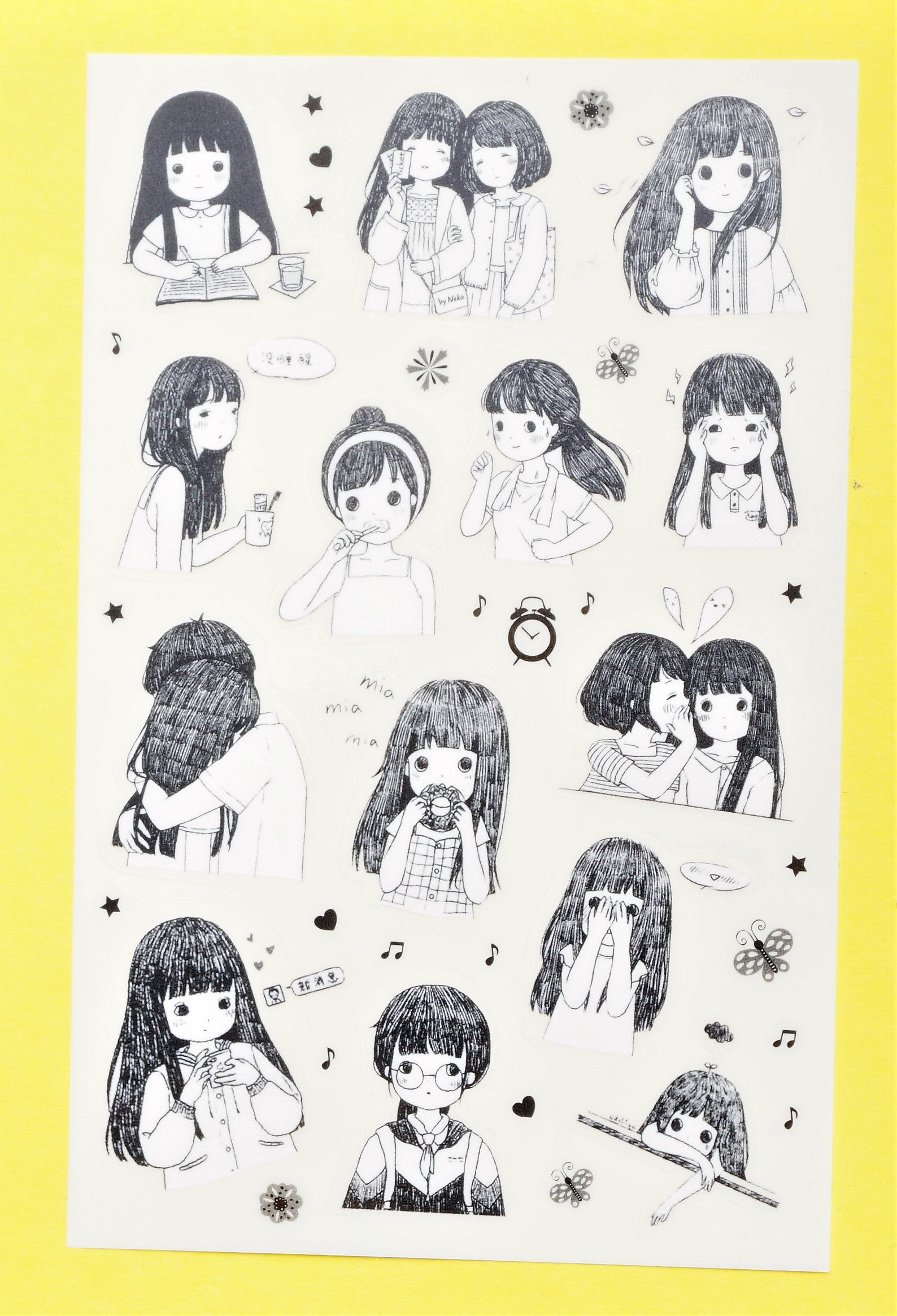 Cute Japanese Stationery Scrapbooking Stickers Etsy