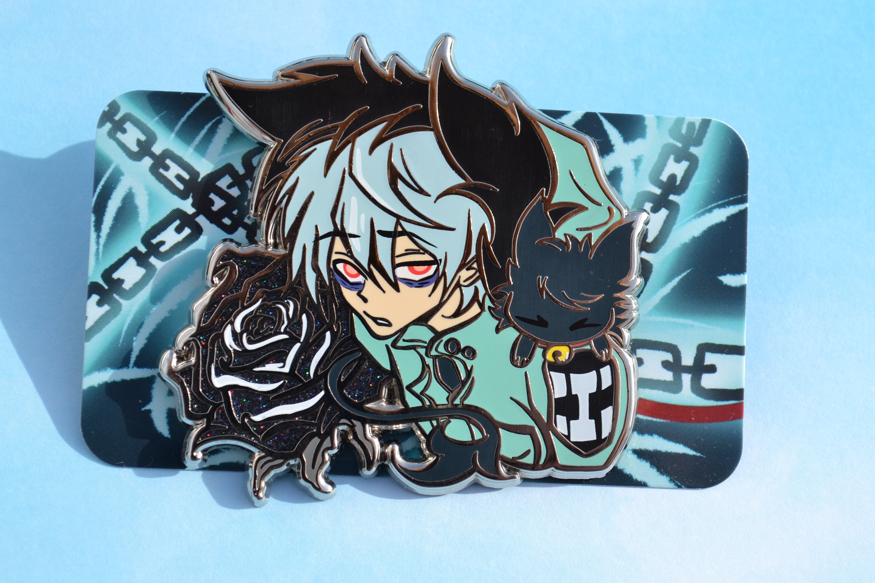 Servamp Kuro Enamel Pin - Etsy