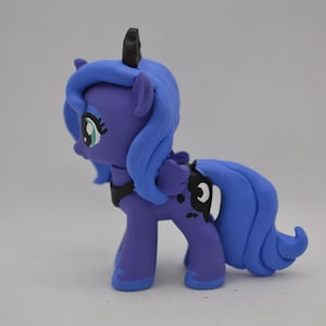 Filly Princess Luna My Little Pony OOAK Handmade Sculpted Figure