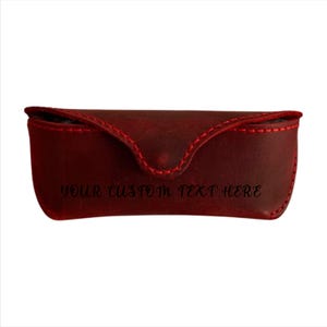 Custom Glass Case, Genuine Leather, Valentine Gifts, Leather eyeglass case, Personalized Hand Crafted Top Grain Leather Glasses Case