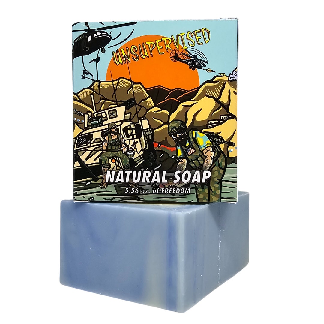 Unsupervised, Natural Men's Soap, Masculine Scent, Handmade by Veterans ...